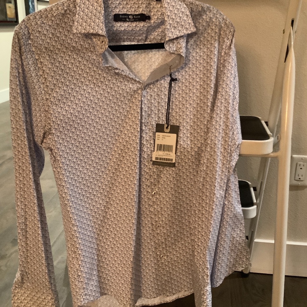 Stone Rose Buttoned Down Shirt NEW with Tags